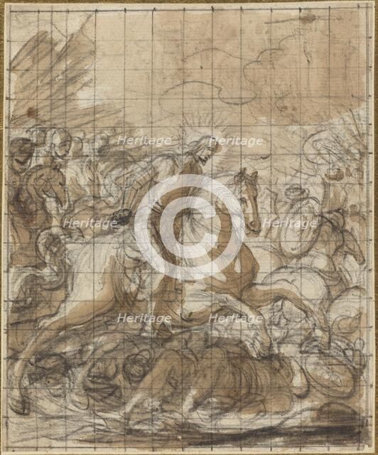 Saint James Defeating the Infidels, 17th or 18th century. Creator: Unknown.