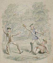 Saint James, or Court of Queen Anne, 1844. Creator: George Cruikshank
