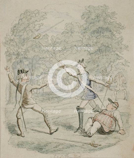 Saint James, or Court of Queen Anne, 1844. Creator: George Cruikshank.