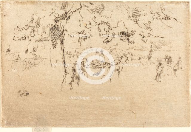 Saint James's Park, c. 1884/1886. Creator: James Abbott McNeill Whistler.