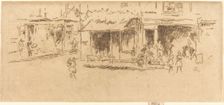 Saint James's Place, Hounsditch, c. 1886/1888. Creator: James Abbott McNeill Whistler