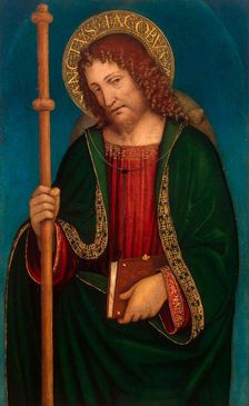 Saint James the Elder c1500. Creator: Bergognone, Ambrogio (1453-1523)