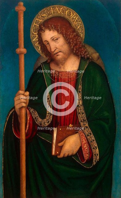 Saint James the Elder', c1500. Creator: Bergognone, Ambrogio (1453-1523).