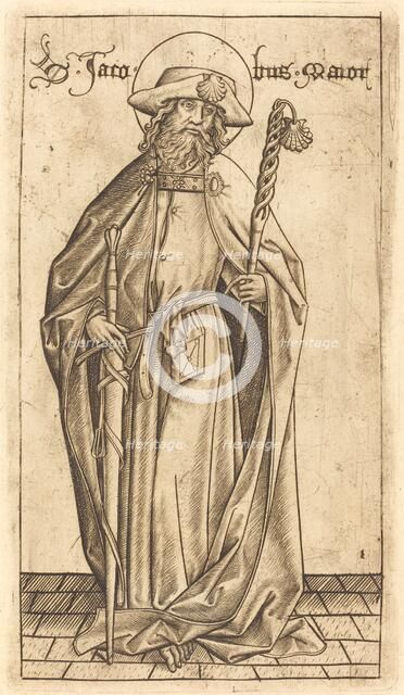 Saint James the Great, c. 1470/1480. Creator: Israhel van Meckenem.