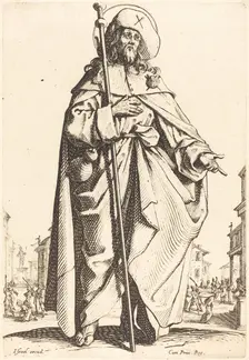 Saint James the Great, published 1631. Creator: Jacques Callot
