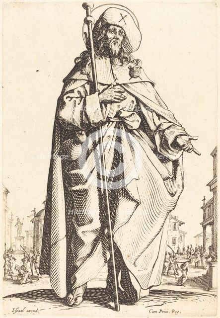Saint James the Great, published 1631. Creator: Jacques Callot.