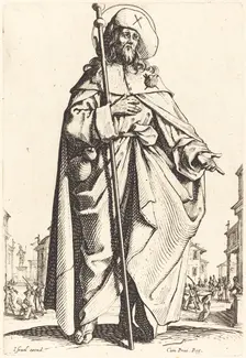 Saint James the Great, published 1631. Creator: Jacques Callot