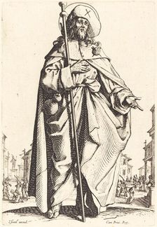 Saint James the Great, published 1631. Creator: Jacques Callot