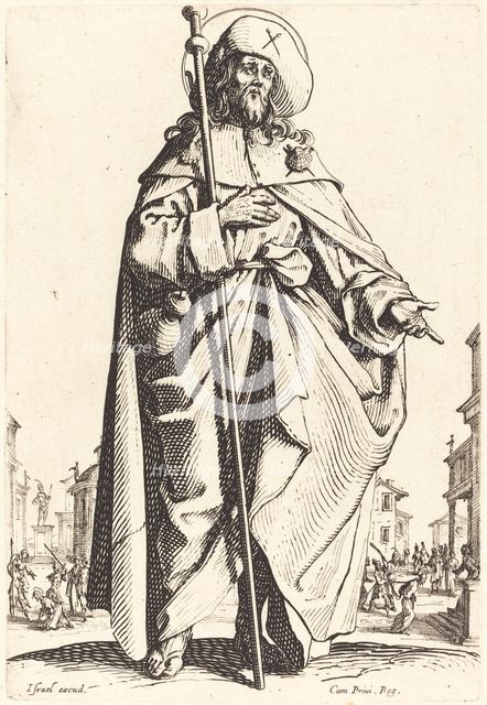 Saint James the Great, published 1631. Creator: Jacques Callot.