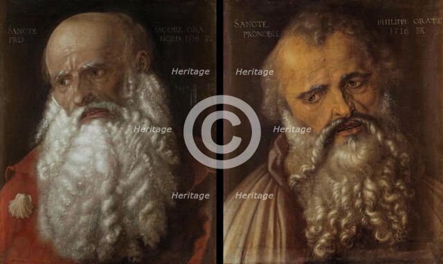 Saint James the Great. Philip the Apostle, 1516. Creator: Dürer, Albrecht (1471-1528).