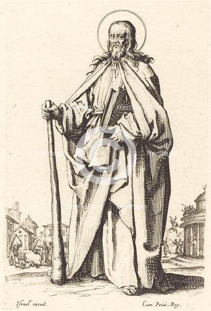 Saint James the Less, published 1631. Creator: Jacques Callot.