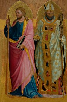 Saint James the Younger and Saint Nicholas of Bari, First third of the 15th cen.. Creator: Bicci di Lorenzo (1373-1452)