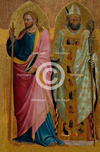 Saint James the Younger and Saint Nicholas of Bari, First third of the 15th cen.. Creator: Bicci di Lorenzo (1373-1452).
