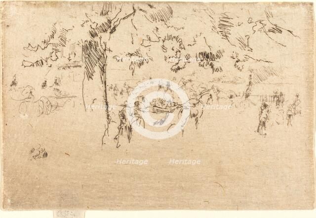 Saint James's Park, c. 1884/1886. Creator: James Abbott McNeill Whistler.