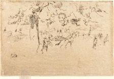 Saint James's Park, c. 1884/1886. Creator: James Abbott McNeill Whistler
