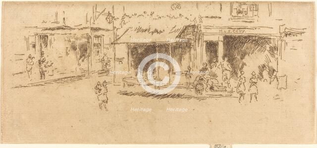 Saint James's Place, Hounsditch, c. 1886/1888. Creator: James Abbott McNeill Whistler.