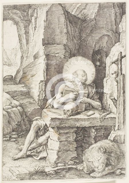 Saint Jerome, 1500/99. Creator: Raphael de Mey.