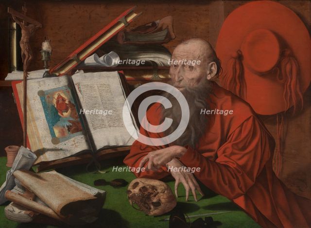 Saint Jerome, 1541. Creator: Marinus van Reymerswaele.