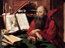 Saint Jerome, 1541. Creator: Marinus van Reymerswaele