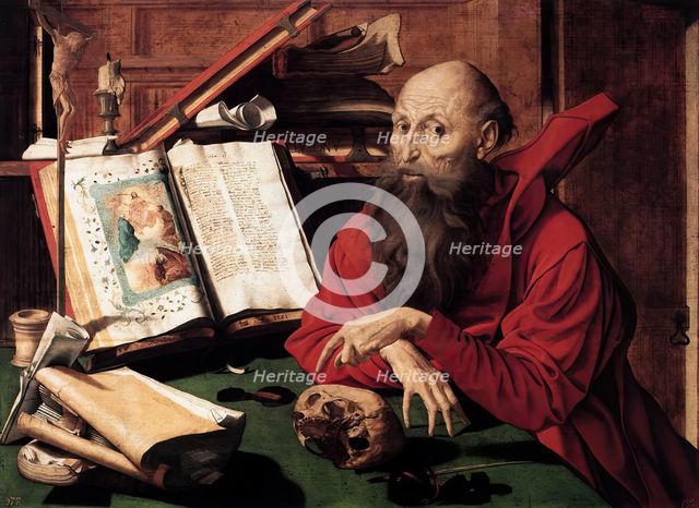 Saint Jerome, 1541. Creator: Marinus van Reymerswaele.