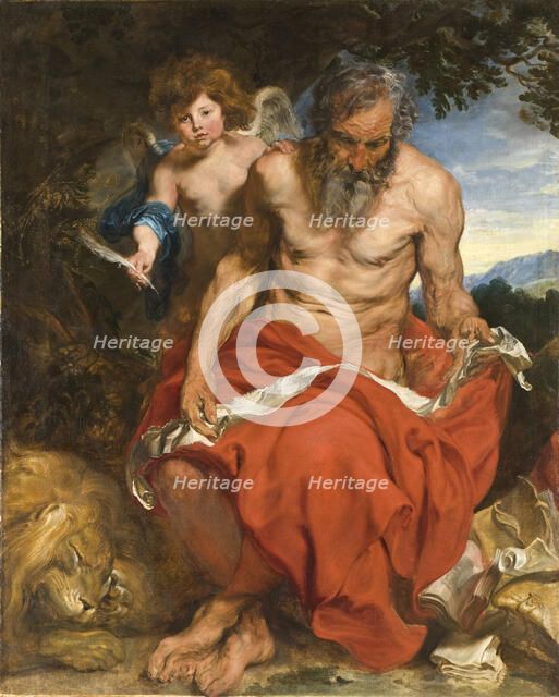 Saint Jerome, 1618-1619. Artist: Dyck, Sir Anthonis, van (1599-1641)