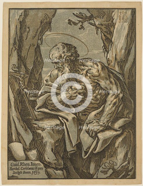 Saint Jerome, 1637. Creator: Bartolomeo Coriolano.