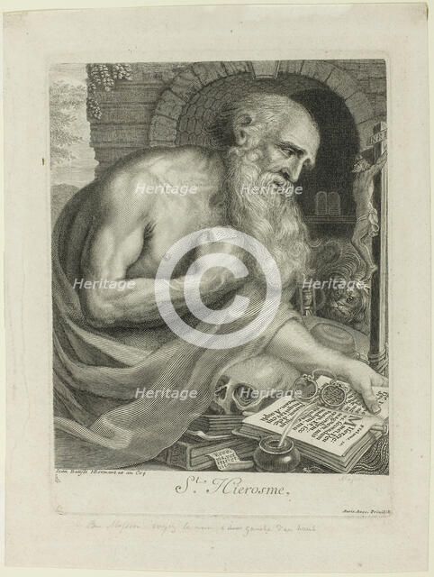 Saint Jerome, 1693. Creator: Antoine Masson.