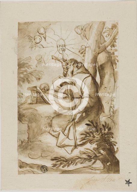 Saint Jerome, n.d. Creator: Domenico Piola I.