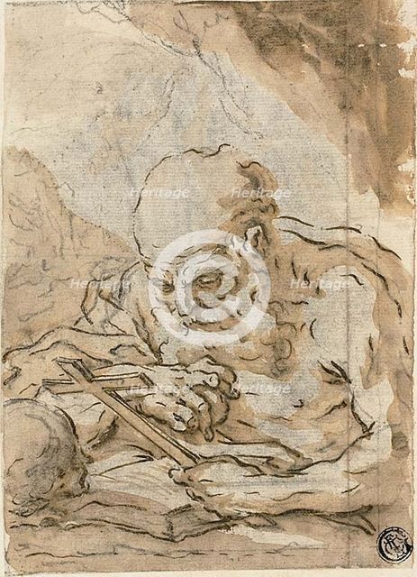 Saint Jerome, n.d. Creator: Giuseppe Maria Crespi.