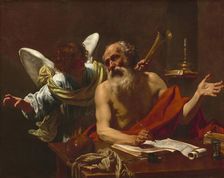 Saint Jerome and the Angel, c. 1622/1625. Creator: Simon Vouet