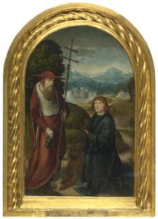 Saint Jerome and Donor, 1500-1515. Creator: Anon