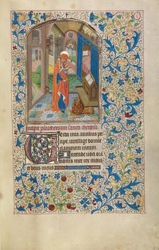 Saint Jerome; Arenberg Hours, early 1460s. Creator: Workshop of Willem Vrelant