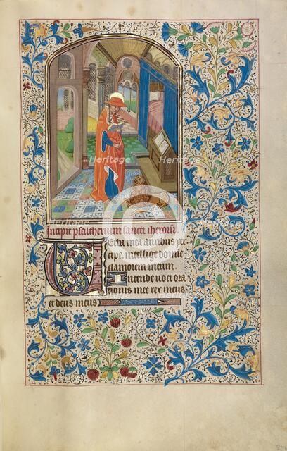 Saint Jerome; Arenberg Hours, early 1460s. Creator: Workshop of Willem Vrelant.