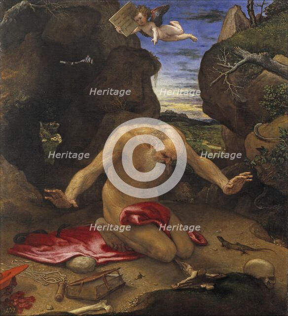 Saint Jerome. Artist: Lotto, Lorenzo (1480-1556)
