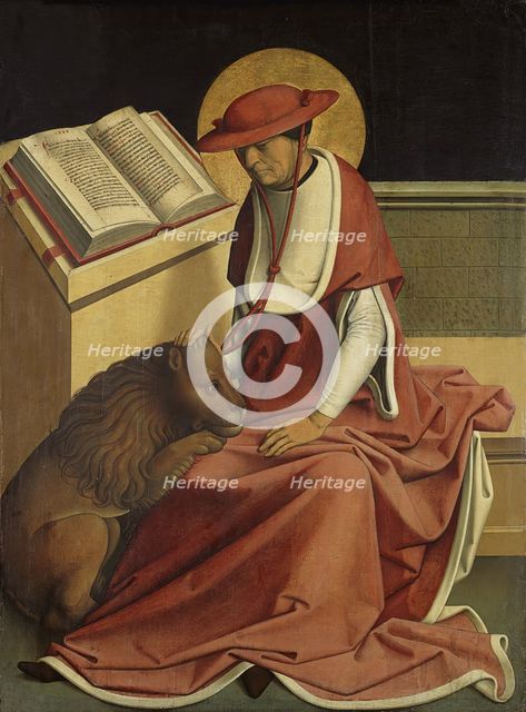 Saint Jerome as a Cardinal, 1498. Creator: Master of Großgmain.