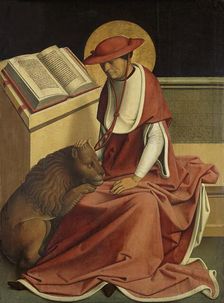 Saint Jerome as a Cardinal, 1498. Creator: Master of Großgmain