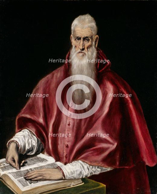 Saint Jerome as Scholar, ca. 1610. Creator: El Greco.