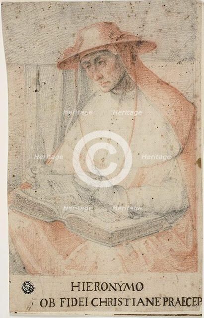 Saint Jerome, c. 1560. Creator: Federico Zuccaro.