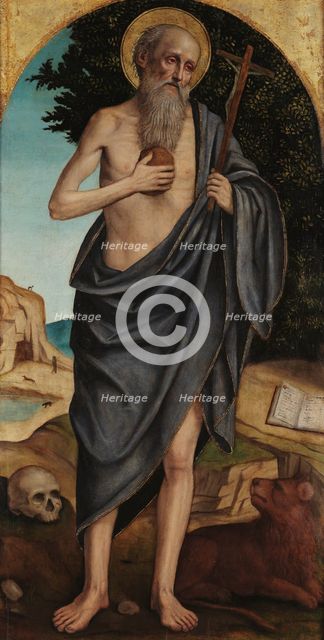 Saint Jerome, c1510. Creator: Bergognone, Ambrogio (1453-1523).
