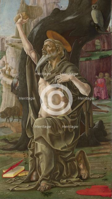 Saint Jerome, ca 1470. Artist: Tura, Cosimo (before 1431-1495)