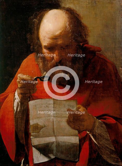 Saint Jerome. Creator: La Tour, Georges, de (1583-1652).