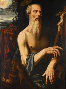 Saint Jerome, First Half of 16th cen.. Creator: Benson, Ambrosius (1495-1550)
