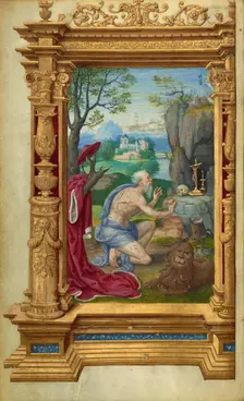 Saint Jerome; Getty Epistles, about 1528-1530. Creator: Master of the Getty Epistles