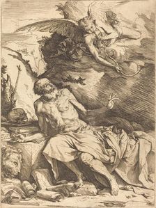 Saint Jerome Hearing the Trumpet of the Last Judgment, c. 1621. Creator: Jusepe de Ribera