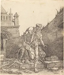 Saint Jerome in a Courtyard, c. 1512/1515. Creator: Albrecht Altdorfer