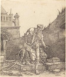 Saint Jerome in a Courtyard, c. 1512/1515. Creator: Albrecht Altdorfer