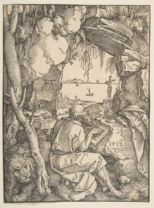 Saint Jerome in a Cave, 1512. Creator: Albrecht Durer