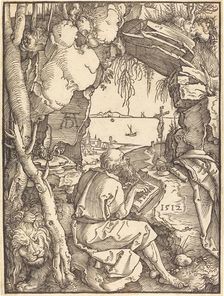 Saint Jerome in a Cave, 1512. Creator: Albrecht Durer