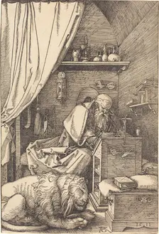 Saint Jerome in His Cell, 1511. Creator: Albrecht Durer