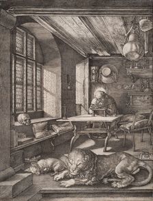 Saint Jerome in his Cell. Artist: Dürer, Albrecht (1471-1528)